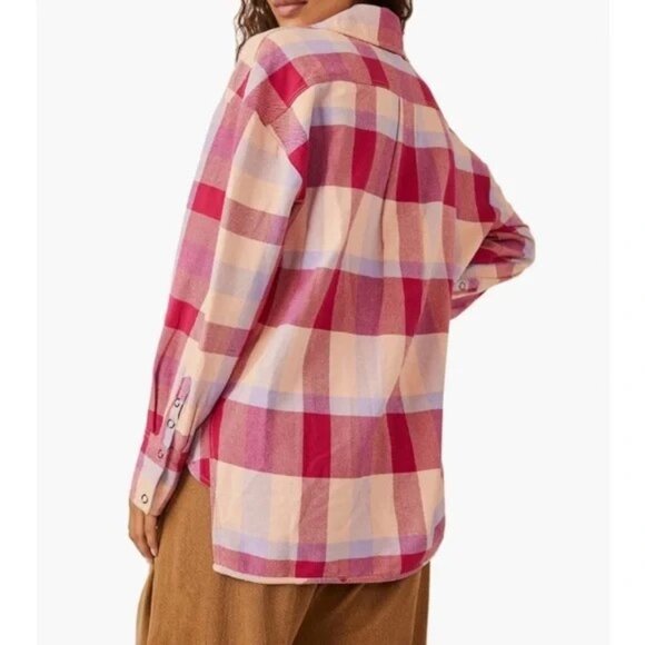 NWOT Free People We the Free Izzy Shirt - Sz S - Picture 3 of 4